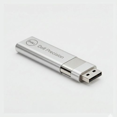 Premium Silver Dell USB Flash Drive